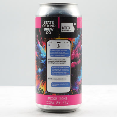 STATE OF KIND x BERETA - JUICE BOMB 8%